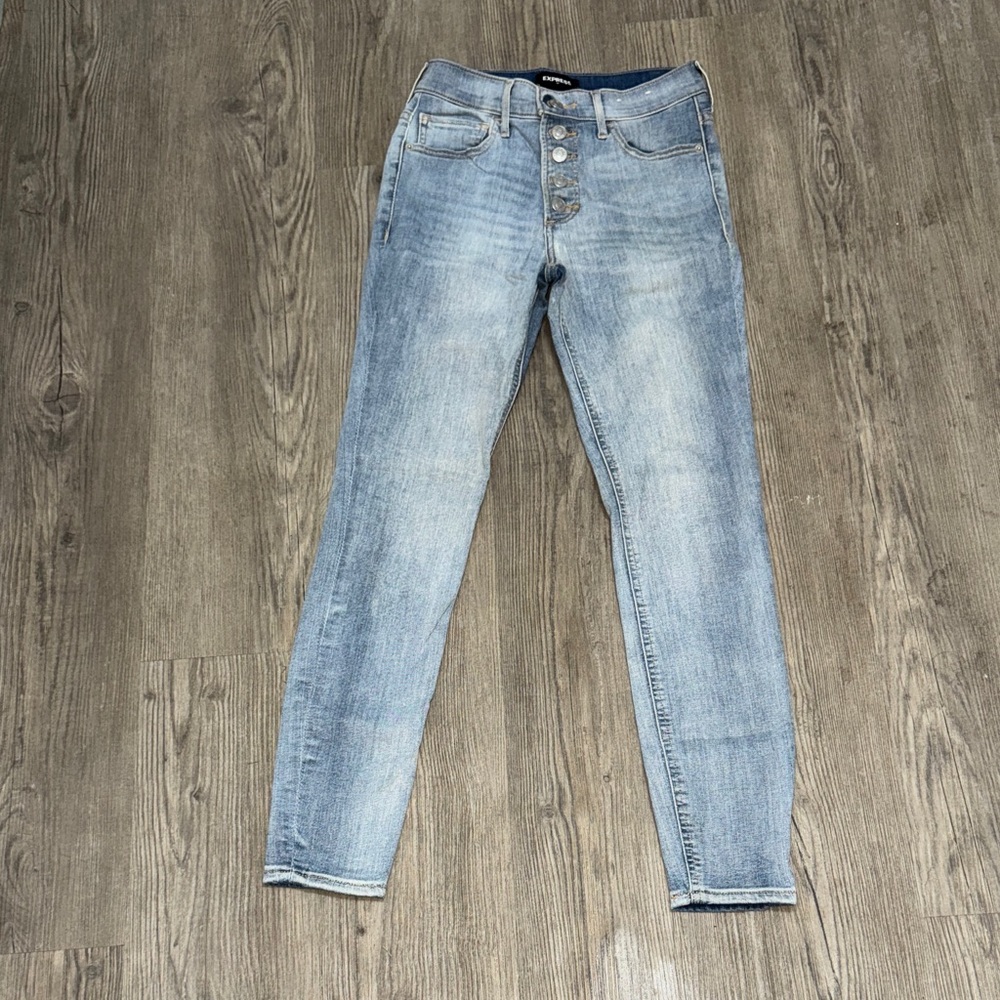 Express Sky Blue High Rise Women's Jeans